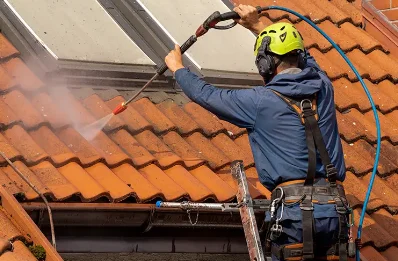 Démoussage et hydrofuge de toiture à Barbey-Seroux